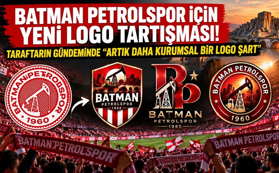 Batman Petrolspor İçin Yeni Logo Tartışması! Taraftarın Gündeminde “Artık Daha Kurumsal Bir Logo Şart”