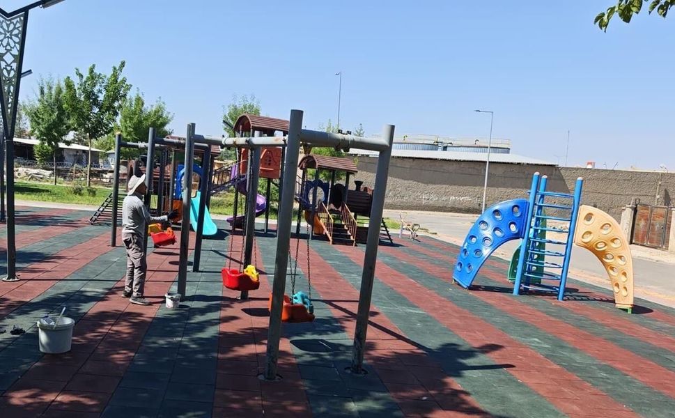 Batman’ın Parklarında Bakım ve Onarım Mesaisi