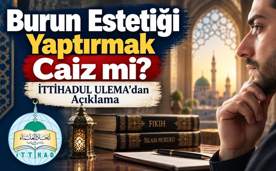 Burun Estetiği Yaptırmak Caiz mi? İTTİHADUL ULEMA’dan Açıklama