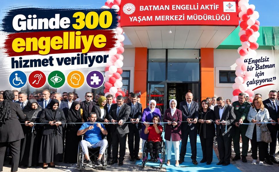 Günde 300 Engelliye Hizmet Veriliyor