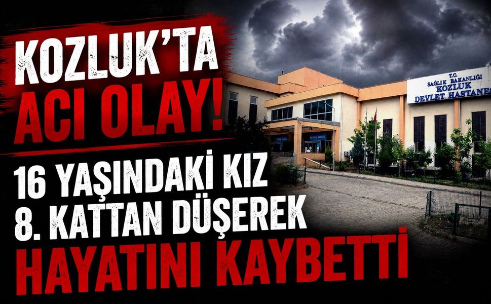 Kozluk’ta Acı Olay! 16 Yaşındaki Kız 8. Kattan Düşerek Hayatını Kaybetti