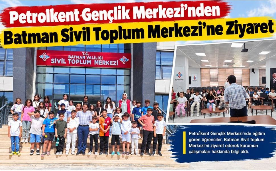 Petrolkent Gençlik Merkezi'nden Batman Sivil Toplum Merkezi'ne Ziyaret
