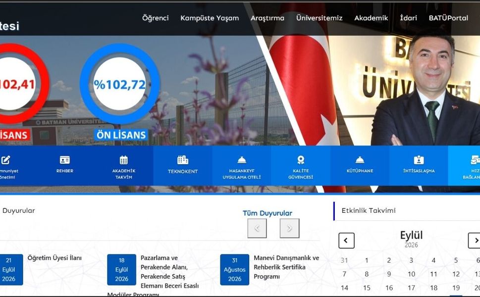 Batman Üniversitesinde web erişilebilirliği için yeni adım