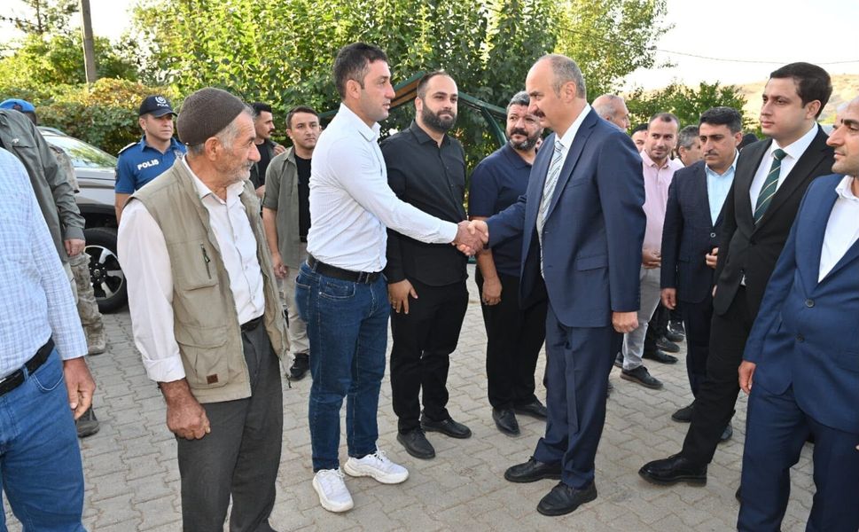 Vali Canalp’ten Sason’un Acar Köyüne Ziyaret