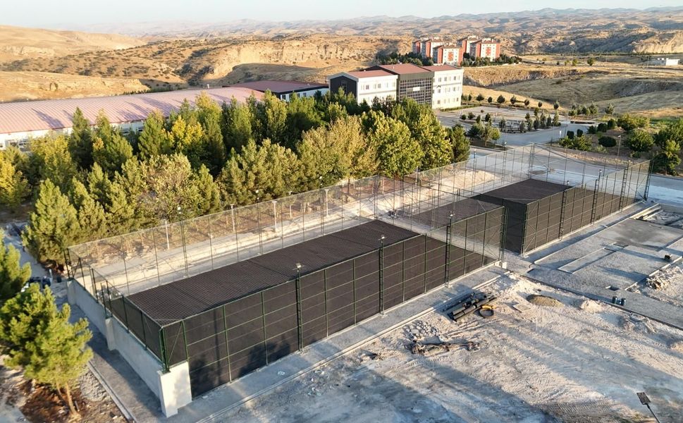Batman Üniversitesi kampüsüne yeni spor alanları