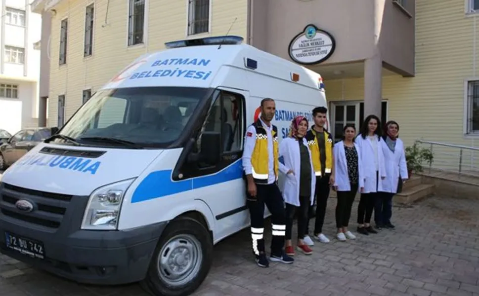 Batman Belediyesi 440 Kişiye Ambulans Hizmeti Sundu