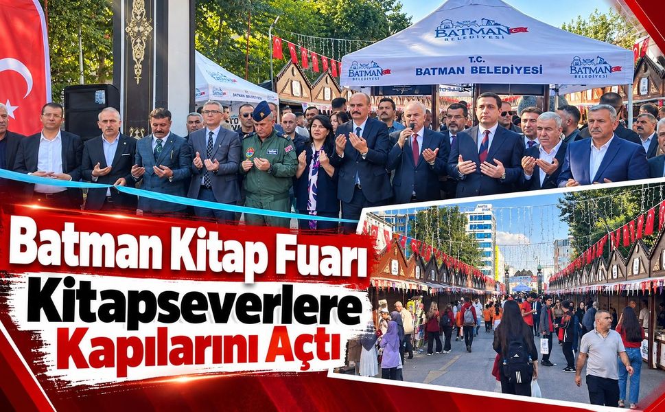 Batman Kitap Fuarı Kitapseverlere Kapılarını Açtı