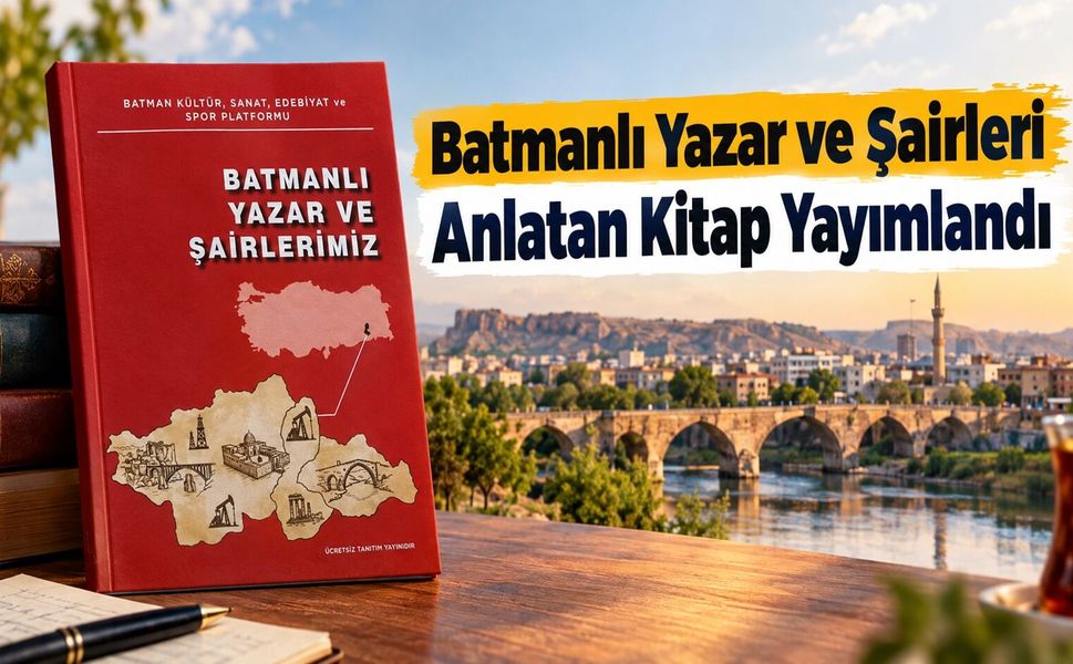 Batmanlı Yazar ve Şairleri Anlatan Kitap Yayımlandı