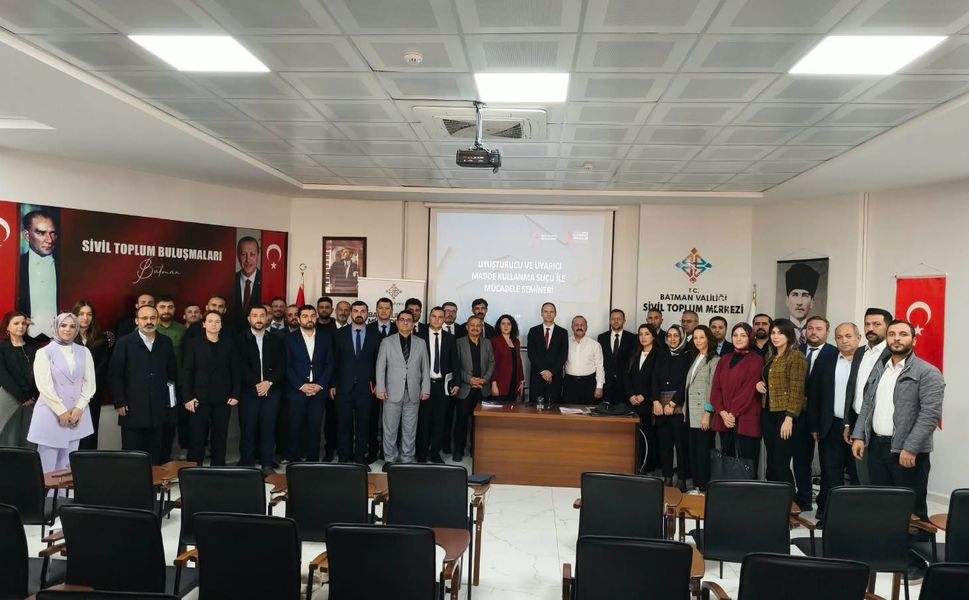 Batman’da Yedi İlin Katılımıyla Madde Bağımlılığıyla Mücadele Semineri