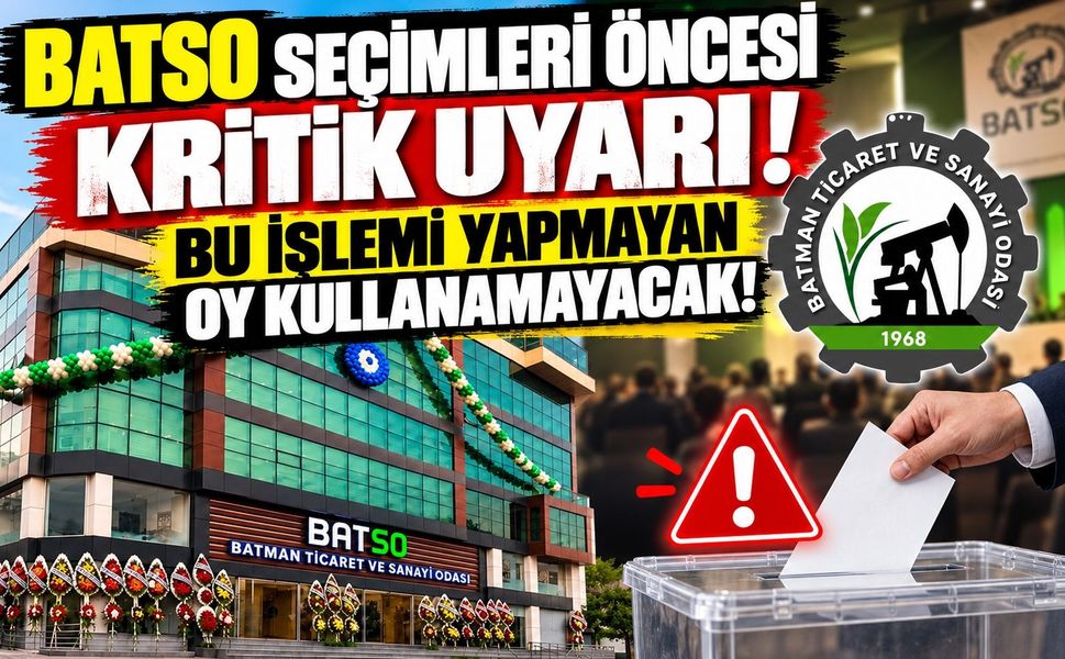 BATSO Seçimleri Öncesi Kritik Uyarı! Bu İşlemi Yapmayan Oy Kullanamayacak