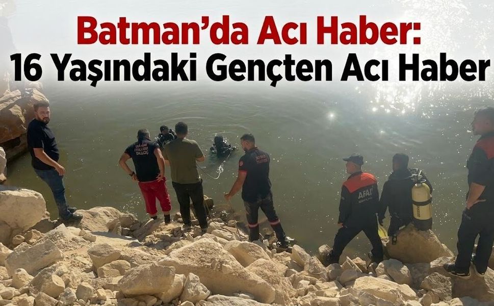 Batman’da Acı Haber: 16 Yaşındaki Gençten Acı Haber