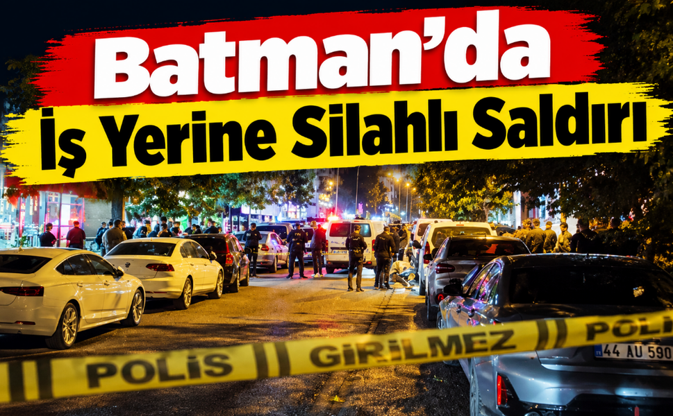 Batman'da İş Yerine Silahlı Saldırı