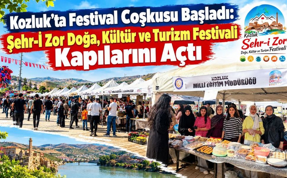 Kozluk’ta Festival Coşkusu Başladı: Şehr-İ Zor Doğa, Kültür ve Turizm Festivali Kapılarını Açtı