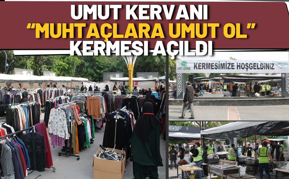 Batman’da Umut Kervanı “Muhtaçlara Umut Ol” Kermesi Açıldı