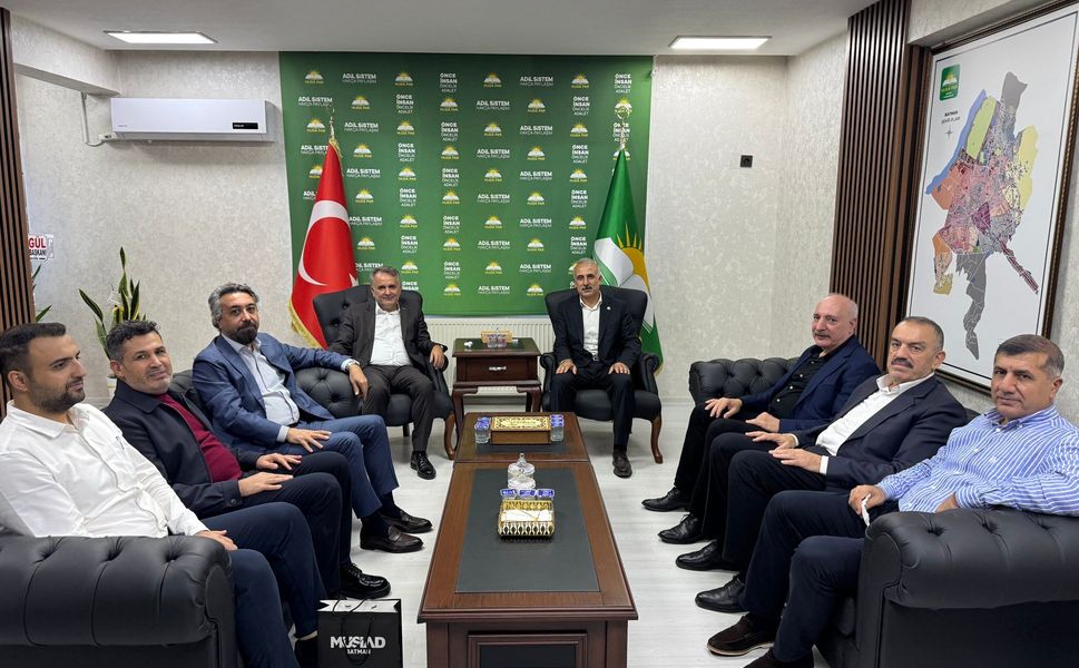 MÜSİAD Batman’dan HÜDA PAR İl Başkanlığına Hayırlı Olsun Ziyareti