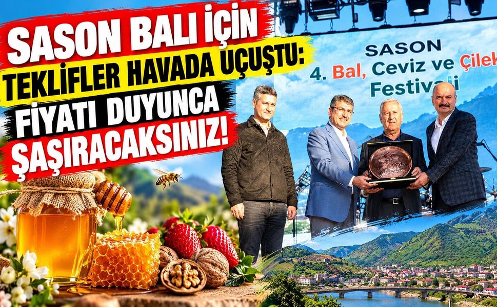Sason Balı İçin Teklifler Havada Uçuştu: Fiyatı Duyunca Şaşıracaksınız!