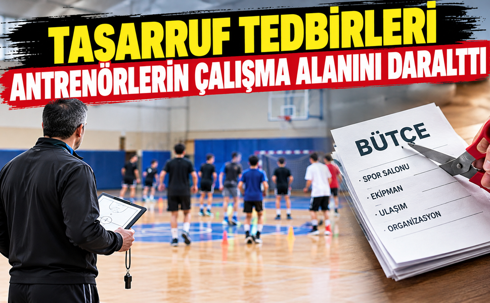 Tasarruf tedbirleri antrenörlerin çalışma alanını daralttı