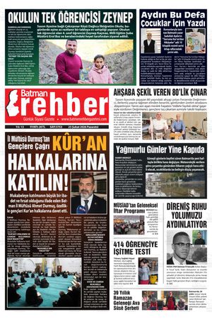 23 Şubat 2026 Pazartesi