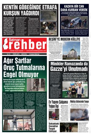 24 Şubat 2026 Salı