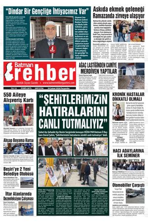 26 Şubat 2026 Perşembe