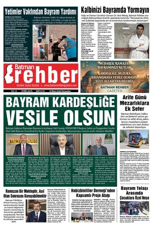 19 Mart 2026 Perşembe