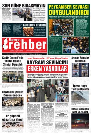 18 Mart 2026 Çarşamba