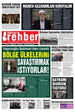 23 Mart 2026 Pazartesi