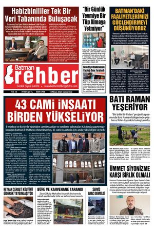 18 Nisan 2026 Cumartesi