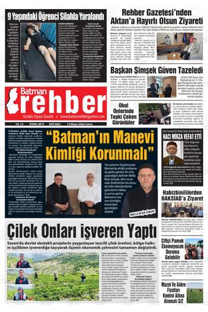 15 Mayıs 2026 Cuma