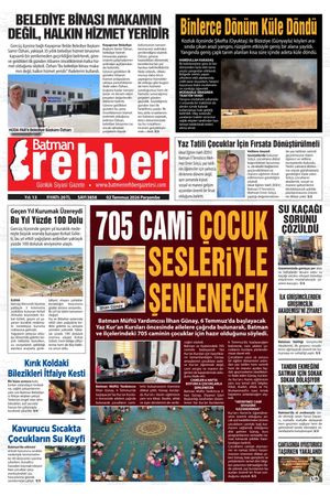 2 Temmuz 2026 Perşembe