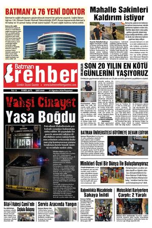 31 Ağustos 2026 Pazartesi