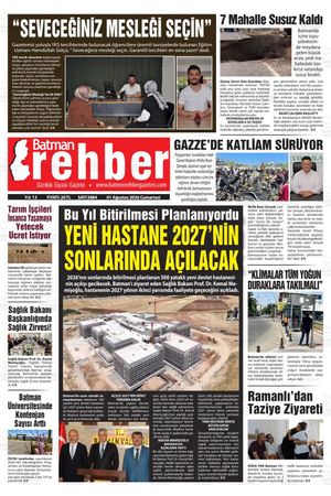 1 Ağustos 2026 Cumartesi