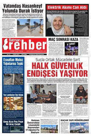 6 Ağustos 2026 Perşembe